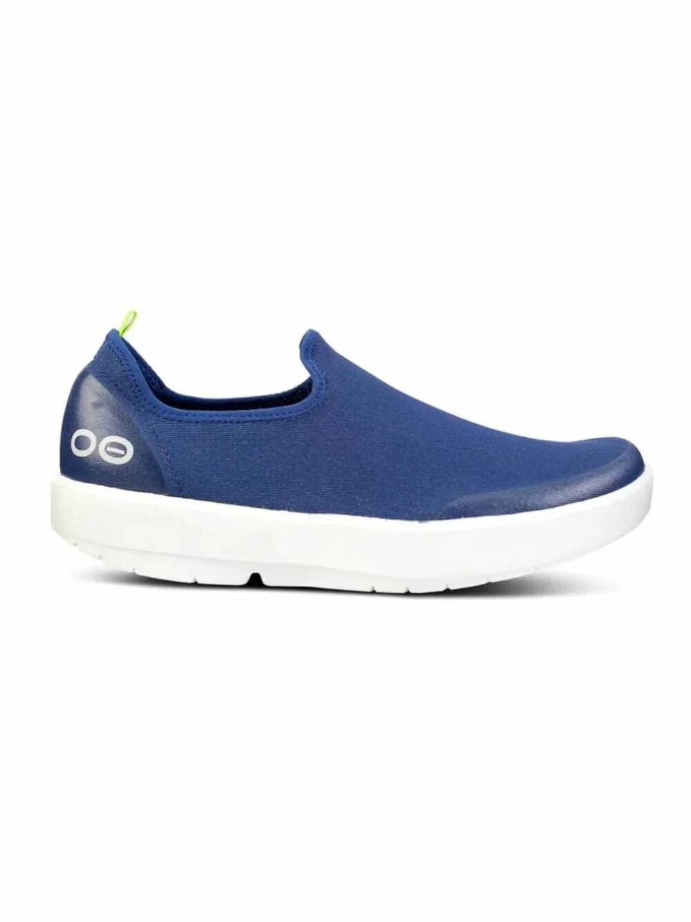 NEW OOFOS women's oomg eezee low casual shoes in blue